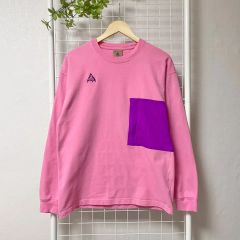 人気 《NIKE ACG》ロングスリーブトップ(M)ピンク ポケット ワイド