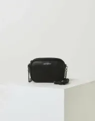 JILL by JILLSTUART ブラック ロゴ 2段 チェーン クロスバッグ