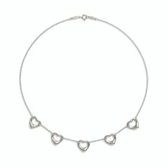 SV925 天然 アメシスト アコヤ ベビーパール CZ ネックレス 50cm 34g 