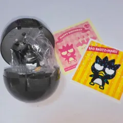 サンリオ リング ガチャ - バッドばつ丸 + ステッカー