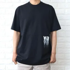 Y-3 ワイスリー Tシャツ メンズ ブラック 黒 ロゴT 半袖 グラフィックス ショートスリーブ ティー GFX SS TEE IZ3124