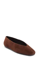 ジェフリー キャンベル レディース シューズ パンプス Jeffrey Campbell Fathom Flat Brown Suede ブラウン