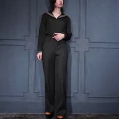 70’s VINTAGE MELISSA LANE SAILER COLLAR DESIGN ALL IN ONE/70年代アメリカ古着セーラーカラーデザインオールインワンのサムネイル