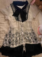 激レア・廃盤CANDY FRUIT ドーリーアジュールメイド服 水玉ドット