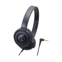 （まとめ） オーディオテクニカポータブルヘッドホン ブラック ATH-S100BK 1個 〔×3セット〕のサムネイル