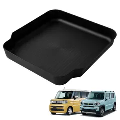 【新着商品】カー用品 カーアクセサリー 小物入れ 防水・耐磨・水洗い可能 TPE素材 大容量 カスタムパーツ 荷物置き トレイ シート下収納 簡単取付 専用 ハスラー クロスビー スマイル ブラック ワゴンR 助手席下 収納ボックス スペーシア 1PCS ソリ