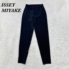90s ISSEY MIYAKE テーパードスラックス 黒 ウエスト切替 1 - メルカリ
