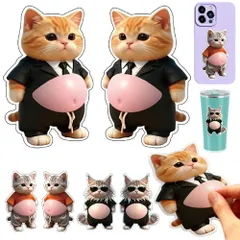 ぷっくりシール 立体 犬 ぷにぷにシール ぷにぷに デブ 犬 柔らかい お腹 3dステッカー 動物 かわいい 大きな腹 ステッカー 2/6枚 日記帳 デコレーション DIY 手帳 水筒 アルバム 携帯電話飾り 手芸用品 子供 大人 ストレス解消おもち ...