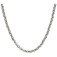 【中古】 CHROME HEARTS クロムハーツ ロールチェーン 24inch SV925 シルバー 24インチ ネックレス アクセサリー 26013933 RSのサムネイル