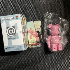 未開封】ベアブリック シリーズ34 裏キュート コップのフチ子ピンク 