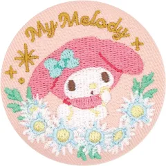 【中古】バッジ・ビンズ マイメロディ 「サンリオキャラクターズ トレーディング花言葉刺繍缶バッジ」