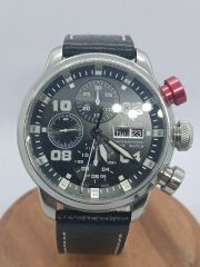 美品 ルミノックス 1860 バルジュー 自動巻き クロノグラフ 黒 裏スケ 