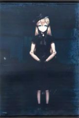 千住博 【月下の湖畔】肉筆/表サイン有/色紙画/日本画/岩彩/裏シール有