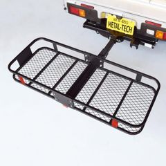 折り畳み ヒッチキャリア バスケットカーゴ 耐荷重227kg 高さ21cm 