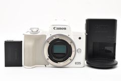Canon EOS Kiss M ボディ ホワイト - メルカリ