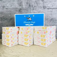 신품 우유 비누 파란 상자 85g 16 상자 총 96 개 세트 고형 비누 카우브란도 COW BeautySoap / 516925