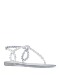 アクアズーラ レディース シューズ サンダル Aquazzura Womens Almost Bare Embellished Sandals Transparentのサムネイル