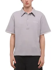 ヘルムート ラング メンズ トップス ポロシャツ Helmut Lang Pique Polo Shirt Cloudのサムネイル