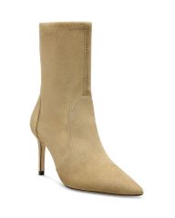スチュアート ワイツマン レディース シューズ ブーツ・レインブーツ スエード Stuart Weitzman Womenstuart Power 75 Suede Zip Booties Golde