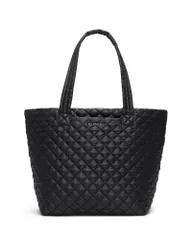 エムジーウォレス レディース バッグ キルティング ナイロン MZ WALLACE Medium Quilted Nylon Metro Tote Deluxe BlackMatte Black ブラのサムネイル