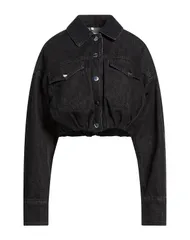 スポーツマックス レディース アウター ジャケット・ブルゾン デニムブルゾン SPORTMAX Black ブラックのサムネイル