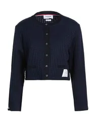 トムブラウン レディース アウター カーディガン THOM BROWNE Navy ネイビーのサムネイル