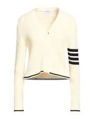 トムブラウン レディース アウター カーディガン THOM BROWNE Off White オフホワイトのサムネイル