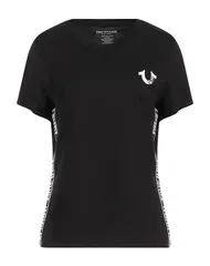 トゥルーレリジョン レディース トップス Tシャツ TRUE RELIGION Black ブラックのサムネイル