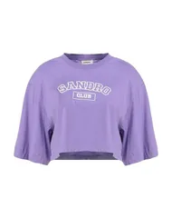 サンドロ レディース トップス Tシャツ SANDRO Purple パープルのサムネイル
