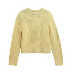 バブアー レディース アウター ニット・セーター クルーネック Barbour Womens Crew Neck Jumper Soured Citrusのサムネイル