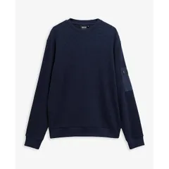 バブアー メンズ アウター パーカー・スウェット シャツ Barbour International Mens Crew Sweatshirt Oxfrd Nvy NY52のサムネイル