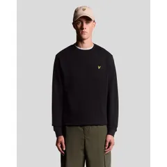 ライルアンドスコット メンズ アウター パーカー・スウェット クルーネック シャツ Lyle and Scott Lyle Scott Mens Crew Neck Sweatshirt Jet Blのサムネイル