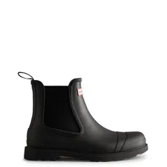 ハンター メンズ シューズ ブーツ・レインブーツ チェルシーブーツ チェルシー Hunter Commando Chelsea Boots Black ブラック