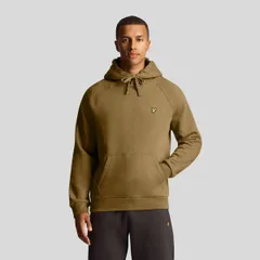ライルアンドスコット メンズ アウター パーカー・スウェット Lyle and Scott Raglan Racked Hoodie Olive オリーブのサムネイル