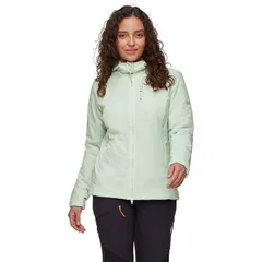 マムート レディース アウター ジャケット・ブルゾン フーデッドジャケット Mammut Rime IN Hooded Jacket Womensilver Sage セージのサムネイル