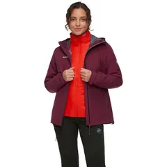 マムート レディース アウター ジャケット・ブルゾン フーデッドジャケット Mammut Alto Light 3in1 HS Hooded Jacket Womens VinMammut Red レのサムネイル