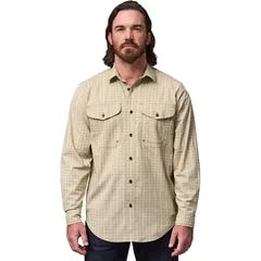フィルソン メンズ トップス シャツ Filson Twin Lakesport Shirt Mens TanCream Check クリームのサムネイル