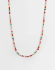 アクセサライズ レディース アクセサリー ネックレス・チョーカー・ペンダントトップ レース Accessorize single beaded rope necklace in multi colorのサムネイル