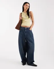 フリーピープル レディース トップス タンクトップ Free People jamie henley tank top in sicilian yellow SICILIAN YELLOW イエローのサムネイル