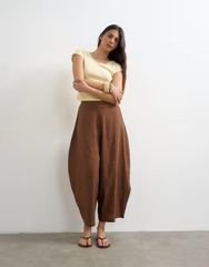 Nala ナラ コクーンチノパンツ M ベージュ - メルカリ