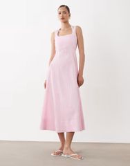 完売品レア】マイラン【完売】最高級リネン エプロン ライラック