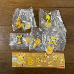포켓 몬스터 팔레트 컬러 컬렉션 옐로우 가챠 5종 컴플리트 세트