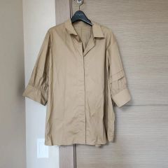 ⚡️RIM.ARK⚡️Cuff belted big SH ベージュ フリー - メルカリ