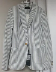 (新品)マッシモ ドゥッティ ストライプ コットン ジャケットのサムネイル