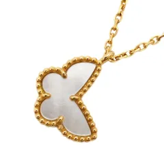 ヴァン・クリーフ＆アーペル(Van Cleef & Arpels) ヴァンクリーフ＆アーペル ネックレス スウィート アルハンブラ パピヨン 18KYG イエローゴールド マザーオブパールレディースのサムネイル