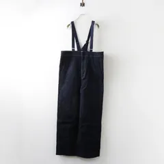 2022AW イエナ IENA LA BOUCLE デニムサスペンダーワイドパンツ 38｜ネイビー インディゴ【2400014959154】のサムネイル