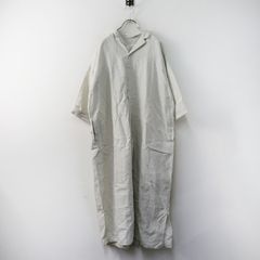 ペレック pelleq ジャンプスーツ 水牛ボタン オールイン 34 ベージュ