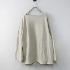 リノ LENO BASQUE LONG SLEEVE T-SHIRT バスク 長袖カットソー 無地 1 ベージュ／トップス ロンT【2400014961980】のサムネイル