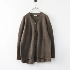 プランテーション Plantation BOTANIC STRIPE ニットカーディガン M モカブラウン┃トップス 羽織り ハオリ【2400014965759】のサムネイル