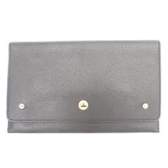 美品 BURBERRY バーバリー レザー クラッチバッグ セカンドバッグ ブラック メンズ レディース 古着 中古 USED